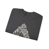 Surreal Ocean Sweatshirt, Seashell City Illusion Art Crewneck, Sailing Tee, Ocean Lover Gift