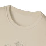 Surreal Garden Shirt, Dandelion Umbrellas Illusion Art Tee, Gardener Gift, Botanical Plant Tee