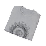 Surreal Celestial Shirt, Eclipse Wreath Illusion Art Tee, Moon Phase Tee, Mystical Witchy Gift