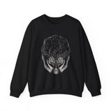 Surreal Celestial Sweatshirt, Star Hands Illusion Art Crewneck, Moon Phase Tee, Mystical Witchy Gift