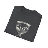 Surreal Travel Shirt, Hourglass Desert Ocean Illusion Art Tee, Adventure Gift, Wanderlust Tee