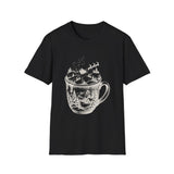Surreal Christmas Shirt, Hot Cocoa Hills Illusion Art Tee, Christmas Gift, Winter Holiday Tee