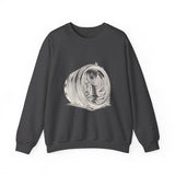 Surreal Photographer Sweatshirt, Camera Lens Waterfall Illusion Art Crewneck, Photographer Gift, Camera Tee, Vintage Engraving Tee