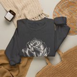 Surreal Garden Sweatshirt, Rose Staircase Illusion Art Crewneck, Gardener Gift, Botanical Plant Tee