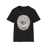 Surreal Celestial Shirt, Eclipse Owl Illusion Art Tee, Moon Phase Tee, Mystical Witchy Gift