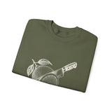 Surreal Chef Sweatshirt, Lemon Sunrise Illusion Art Crewneck, Chef Gift, Vintage Engraving Tee