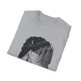 Surreal Camper Shirt, Tent to Pine Forest Illusion Art Tee, Camper Gift, Camping Tee, Outdoor Lover Gift