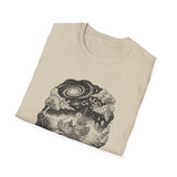 Surreal Space Shirt, Fishing for Stars Illusion Art Tee, Astronomy Tee, Space Lover Gift