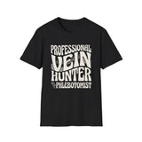 Professional Vein Hunter Shirt, Funny Phlebotomist Shirt, Phlebotomy Gift, Lab Tech Tee, Lab Week Gift
