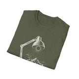 Surreal Fantasy Shirt, Desk Lamp Sun Illusion Art Tee, Whimsical Dreamer Tee, Fantasy Lover Gift