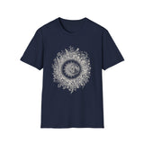 Surreal Celestial Shirt, Eclipse Wreath Illusion Art Tee, Moon Phase Tee, Mystical Witchy Gift